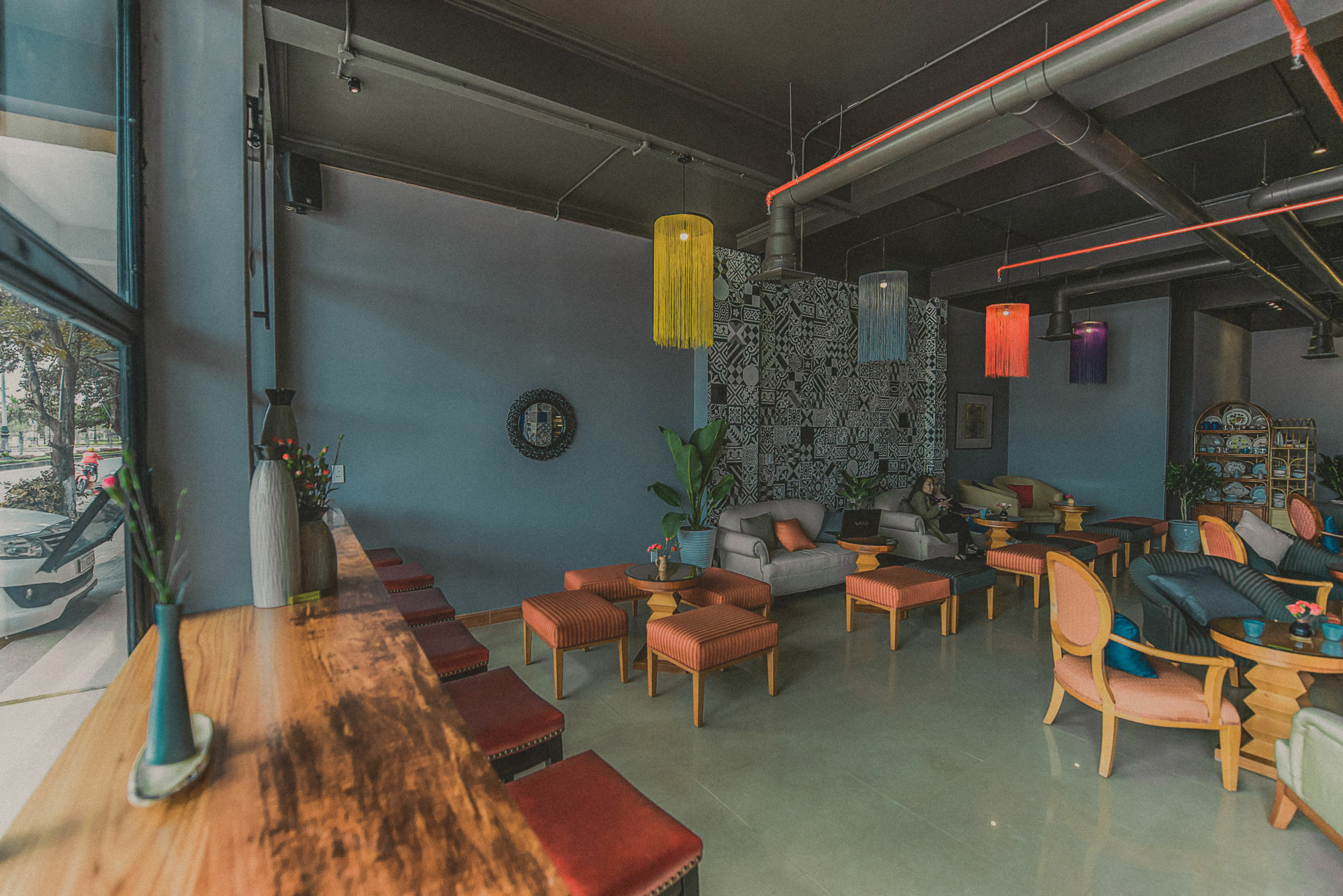 Geminai Hotel&Café Ðồng Hới Buitenkant foto